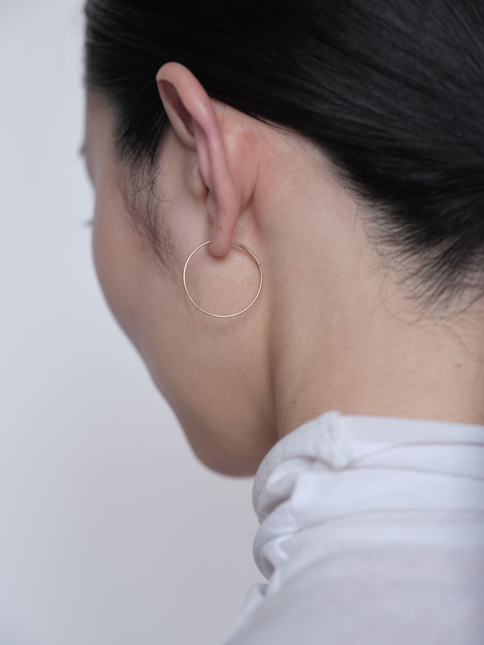 ひとさじのジュエリー une pincée Gold Collection - glacé - | フープピアス ・グラッセ - 25mm の画像2