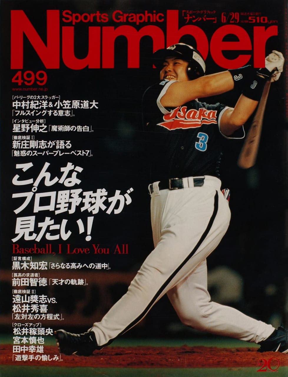 Sports Graphic Number 499号
2000年6月15日発売
表紙撮影：杉山ヒデキ