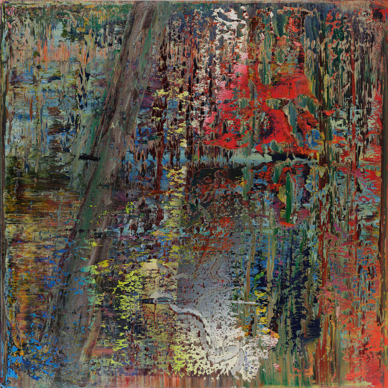 ゲルハルト・リヒター《抽象絵画(649-2)》
1987年　油彩／カンヴァス　200.7×200.8cm
© Gerhard Richter 2022 (21072022)