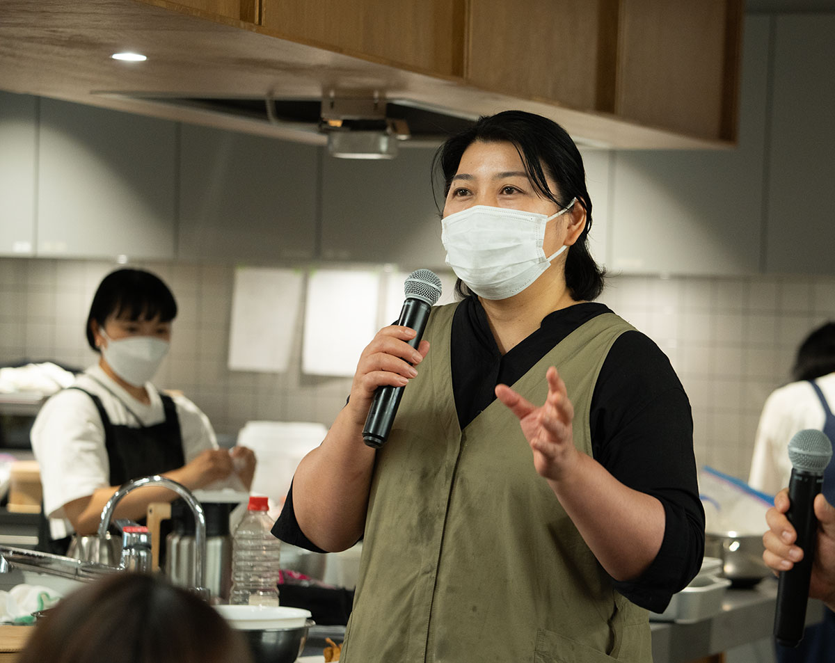 『LIFE 12か月』の料理について、飯島さんが解説をしてくださいました。