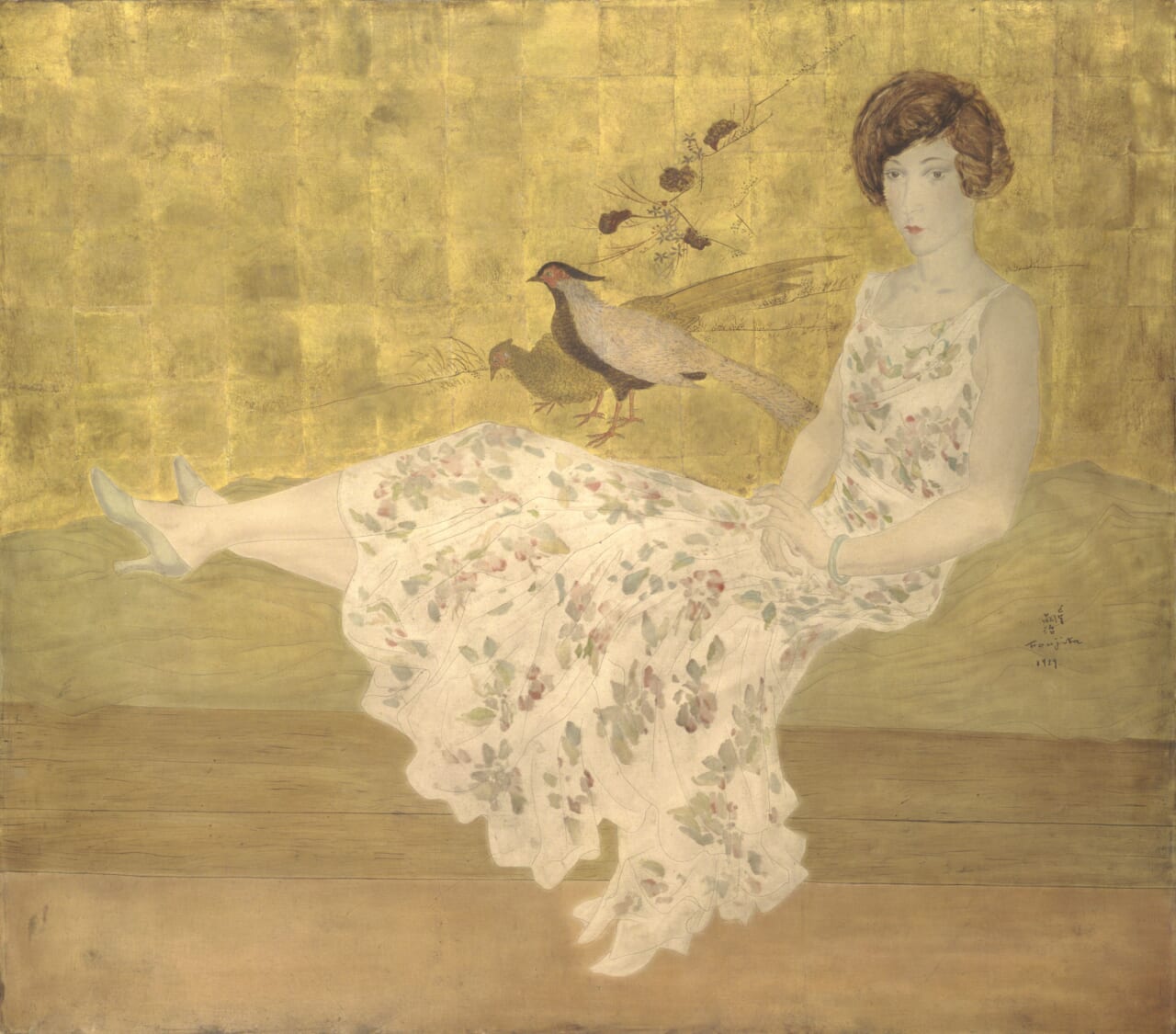 藤田嗣治《坐る女》©Fondation Foujita ／ ADAGP, Paris & JASPAR, Tokyo,2023 E5329