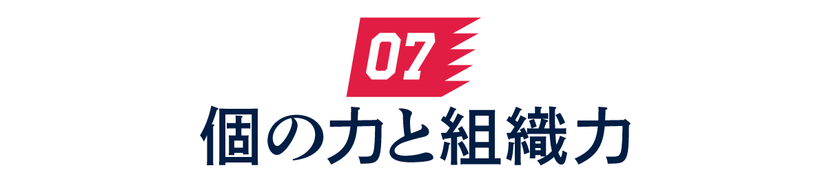 07 個の力と組織力