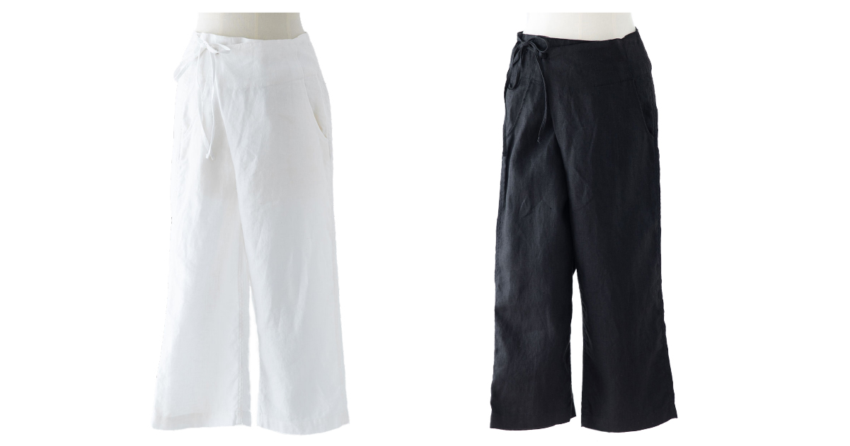 quitan LINEN NAVAL THAI PANTS - quitan - weeksdays