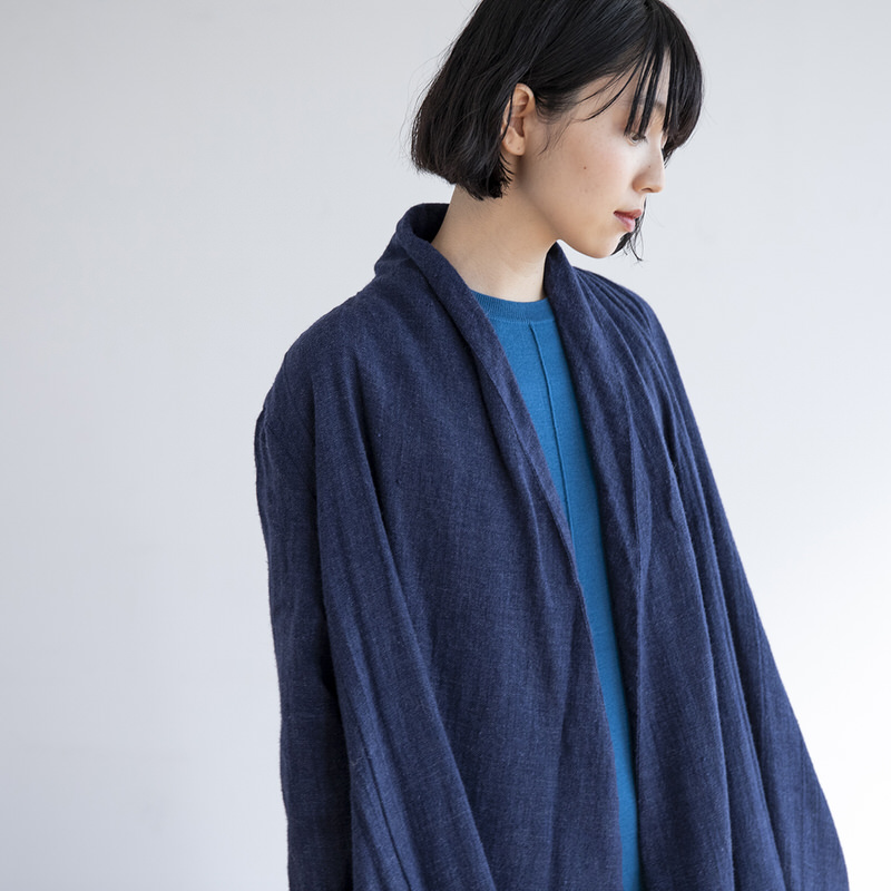 fog linen work ウールリネンのコート - NICE TO MEET YOU SALE