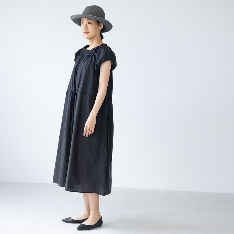 Honnete Draw String Dress - NICE TO MEET YOU SALE！- ほぼ日刊イトイ新聞