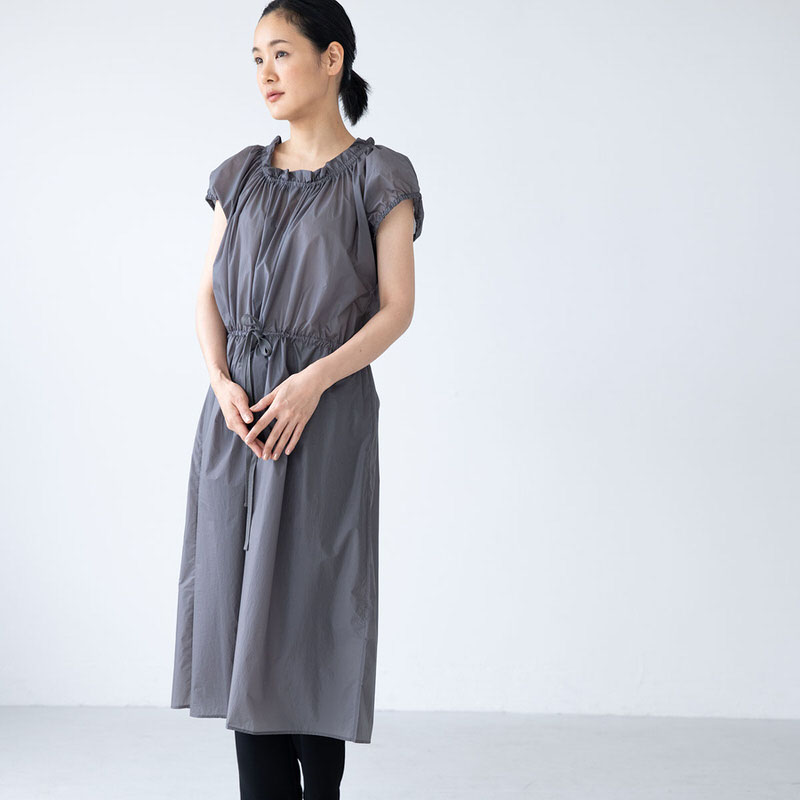 Honnete Draw String Dress - NICE TO MEET YOU SALE！- ほぼ日刊