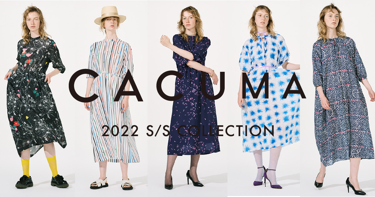 CACUMA2022SS 渡邉良重さんの服 ワンピースコレクション