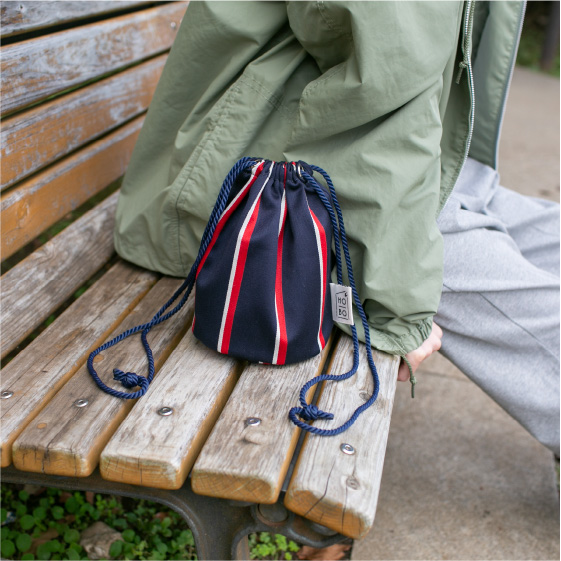 Anytime Drawstring Bag - The Drawer Pouch - Hobonichi Techo