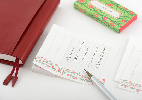 Hobonichi Memo Pad Set - Accessories Lineup - HOBONICHI TECHO 2016