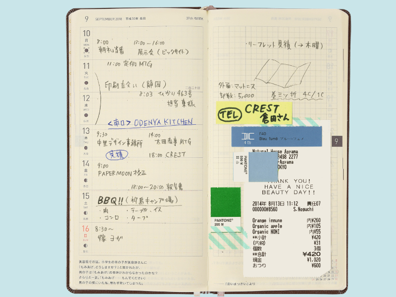 How to Use the Hobonichi Techo