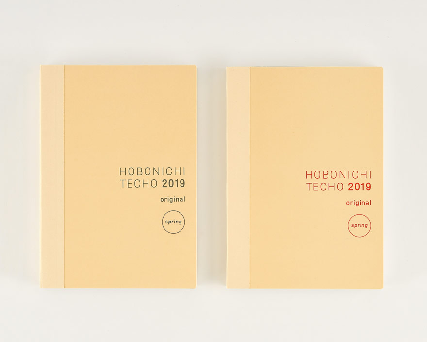 手帳本体 オリジナル ４月はじまり ほぼ日手帳 19年版 ほぼ日手帳