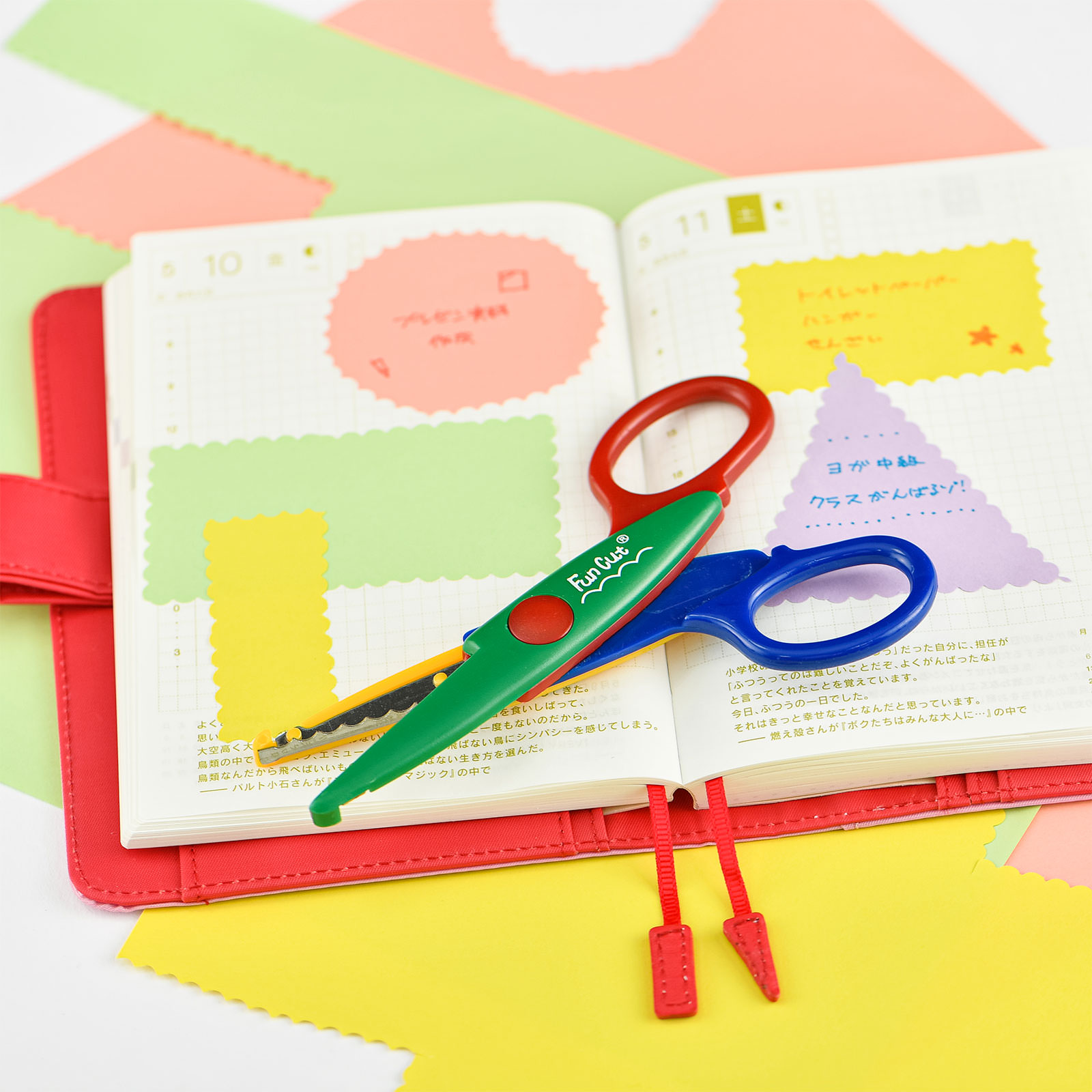 Koh I Noor Fun Cut Scissors Accessories Lineup Hobonichi Techo 21