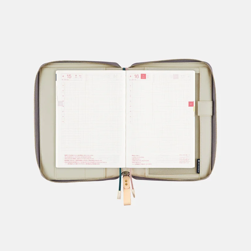 ミナ ペルホネン / ohayo（gray） ［カズンサイズ（A5）］ - 手帳 