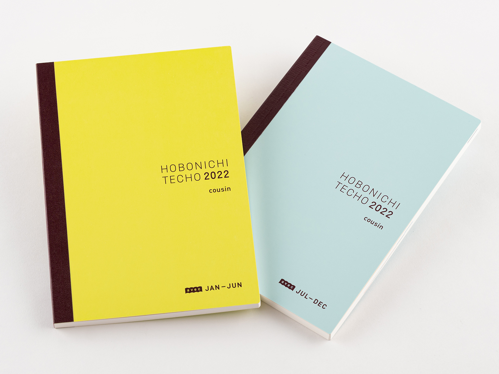  Hobonichi Techo Cousin & Cover - A5 Japanese - Colors: Lake  Blue - 2022 Jan Start