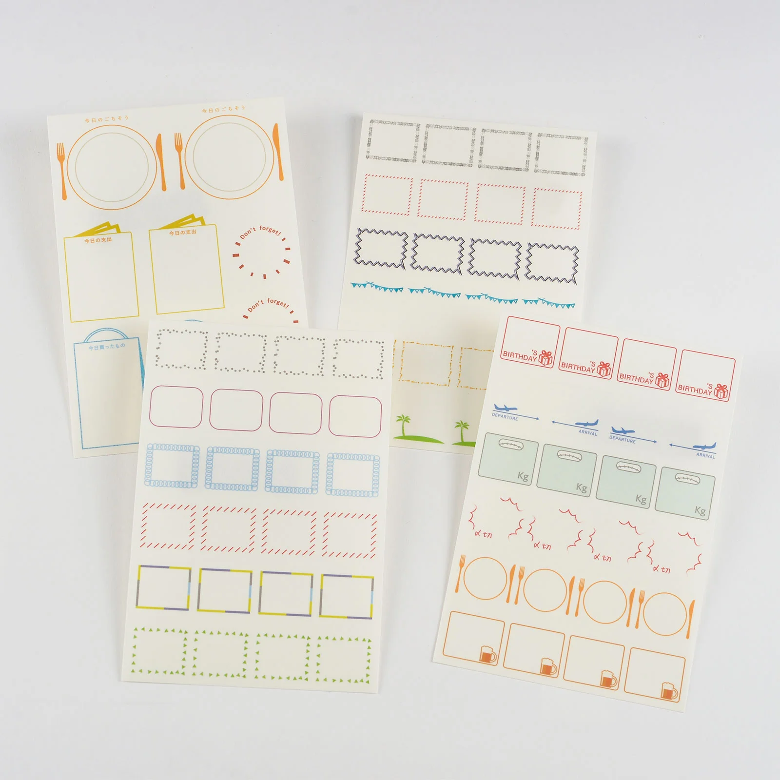 Hobonichi: Hobonichi Frame Stickers - Accessories Lineup - Accessories -  Hobonichi Techo 2024