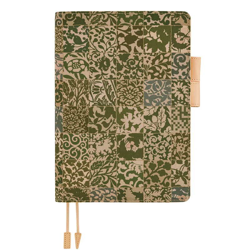 Floral Burst  2024 Hobonichi Year At A Glance Kit - Half Page Cover