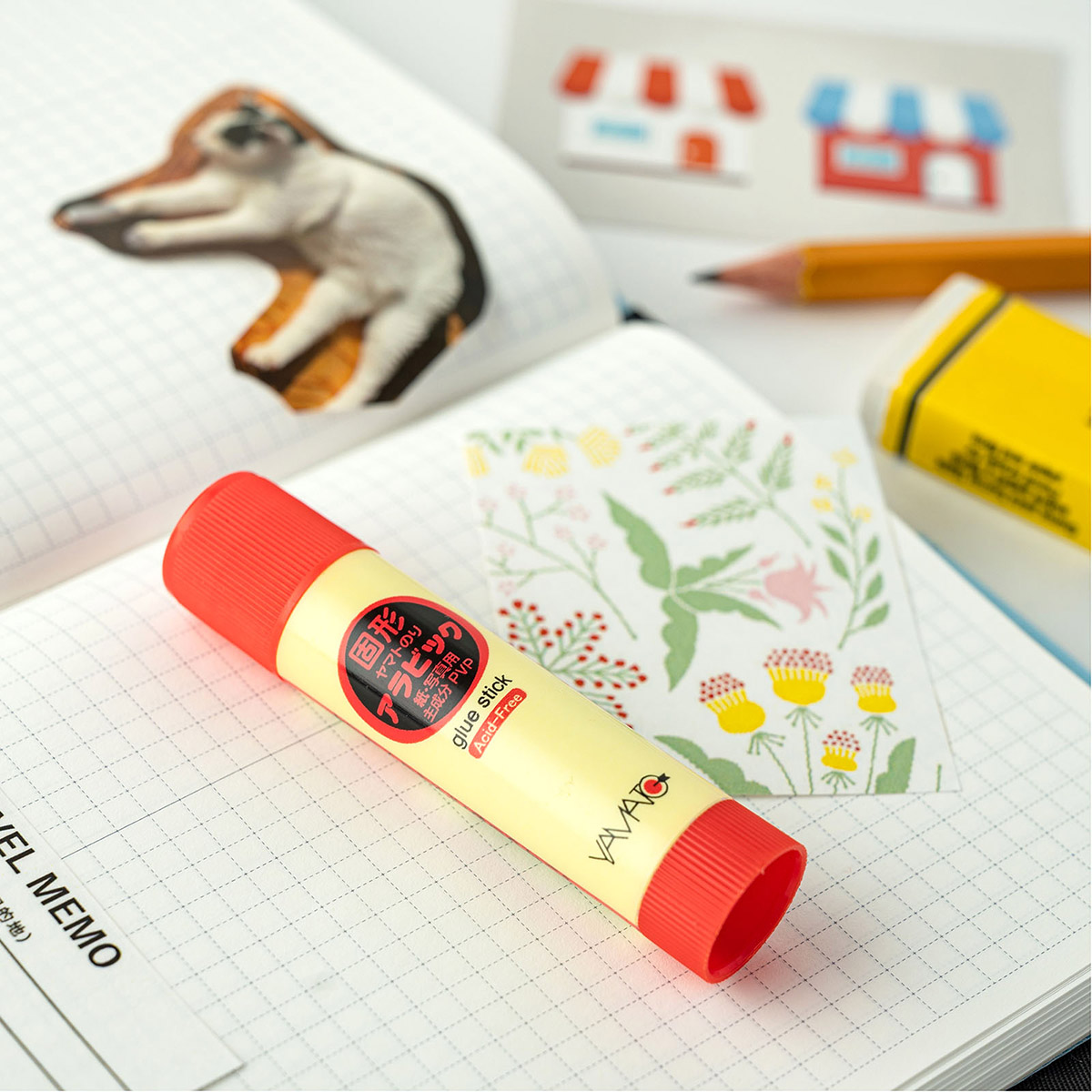 Yamato: Arabic Mini Glue Stick - Accessories Lineup - Accessories -  Hobonichi Techo 2024