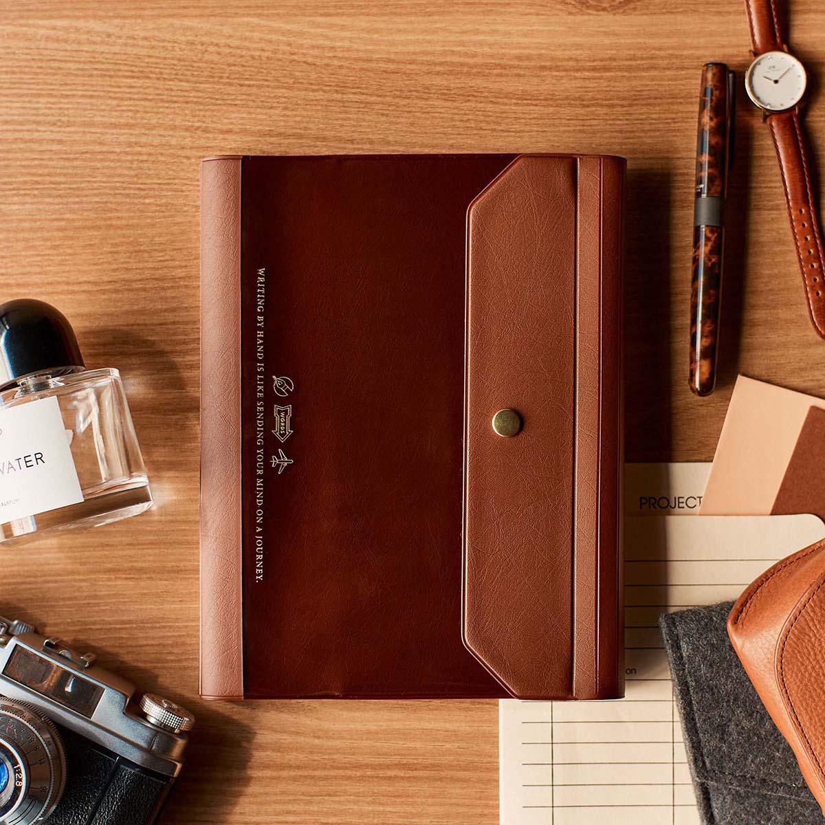 Alettone (Brown) A5 Cousin Size Techo Lineup Hobonichi Techo 2025