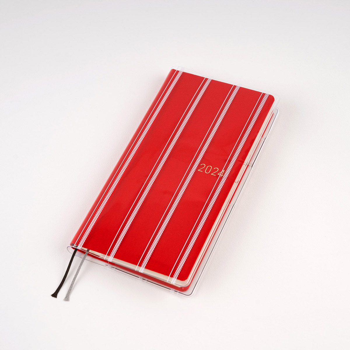 Hobonichi Clear Cover for Weeks (Stripes) Accessories Lineup