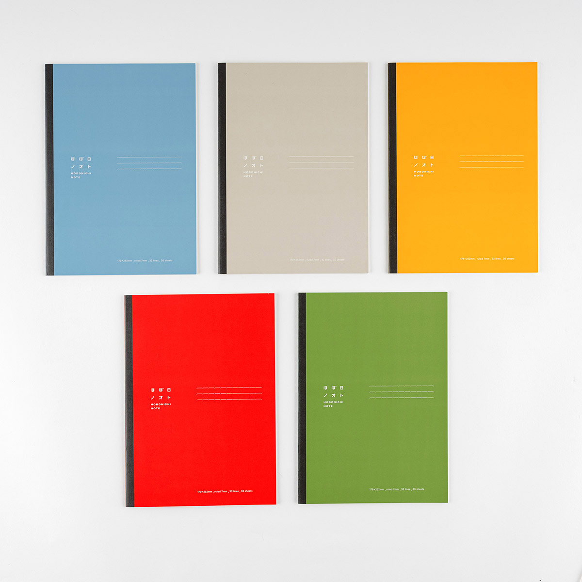 Hobonichi: Hobonichi Note (Semi B5) - Accessories Lineup - Hobonichi ...