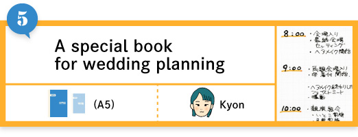 A special book for wedding planning