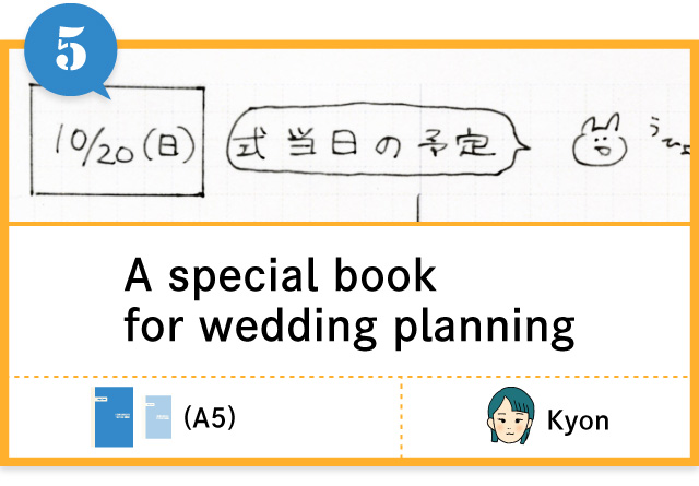 A special book for wedding planning