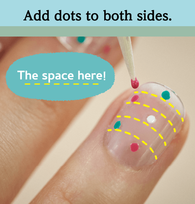 Add dots to both sides.