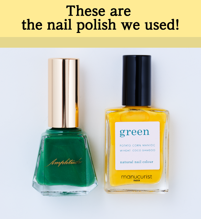 These are the nail polish we used!