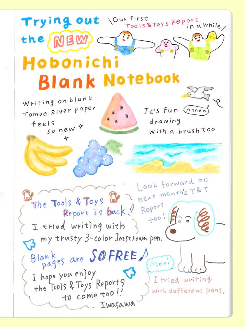 Trying out the NEW Hobonichi Blank Notebook