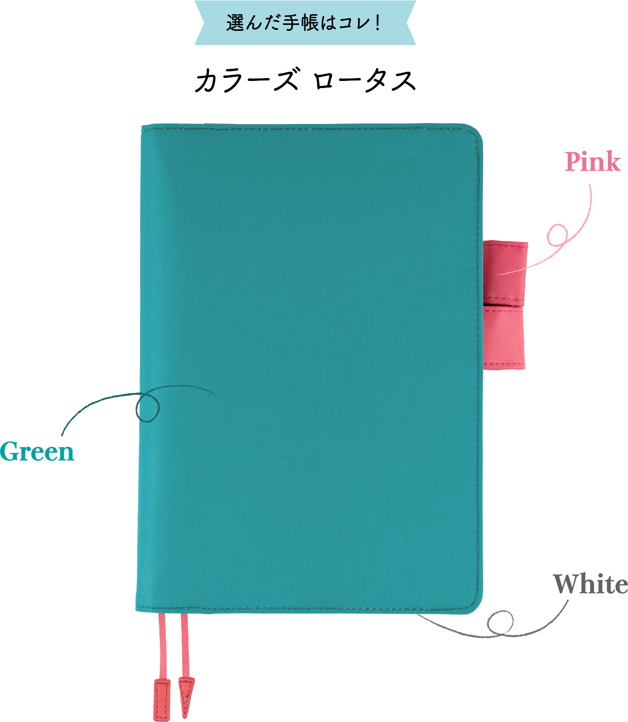 選んだ手帳はコレ！ カラーズ ロータス