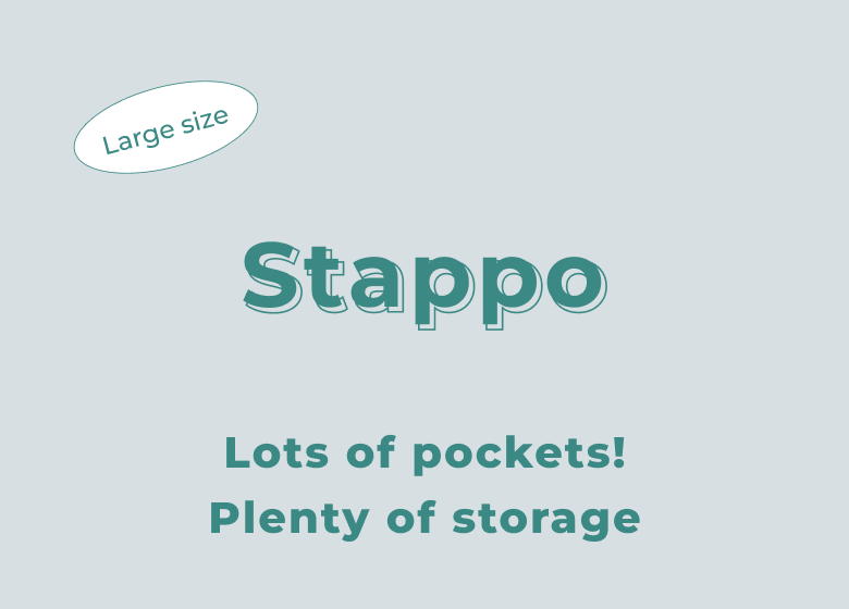 Lots of pockets! Plenty of storage